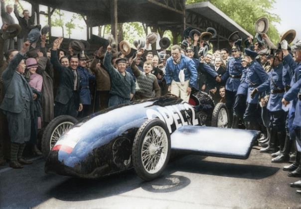 Weltpremiere: Erster Raketenritt auf der Berliner Avus im Mai 1928